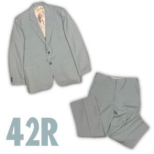 Rare Blue 42R 2-Piece Suit from Campus